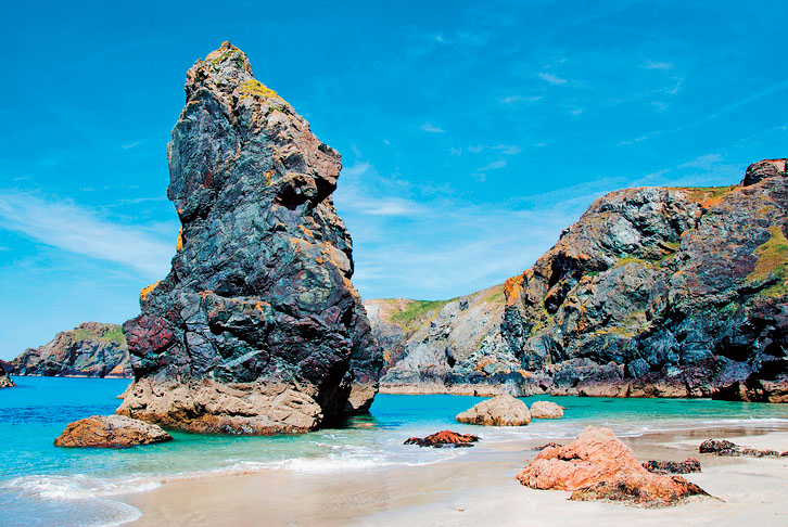 Polurrian Cove is a secluded sandy beach perfect for picnics and body boarding