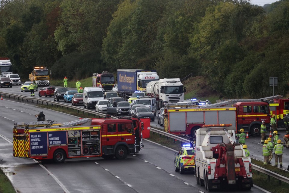 Drivers have been warned about travelling in perilous conditions caused by Storm Babet