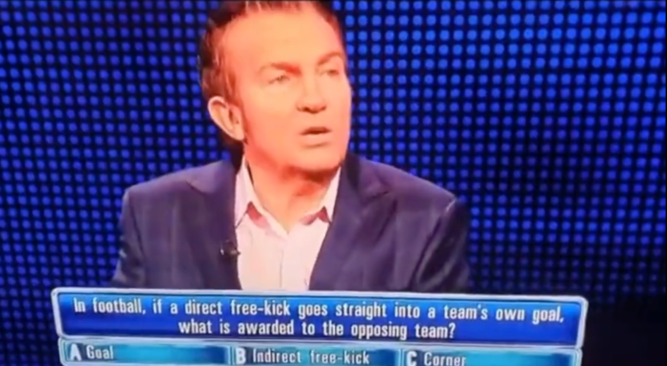 Fans were left confused over a horror football question on The Chase, with host Bradley Walsh puzzled