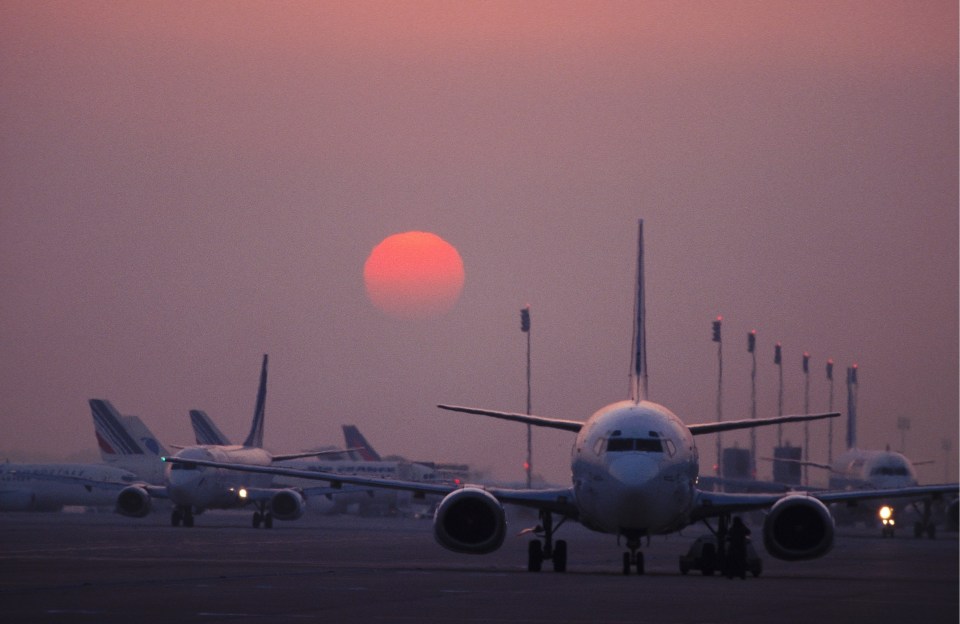 Planes have to lighten their load on hot days because of a change in air density