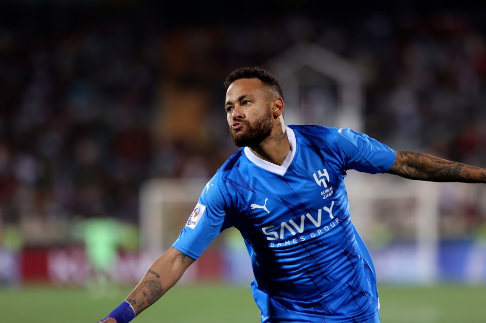 Neymar scored his first goal for new club Al-Hilal earlier this week