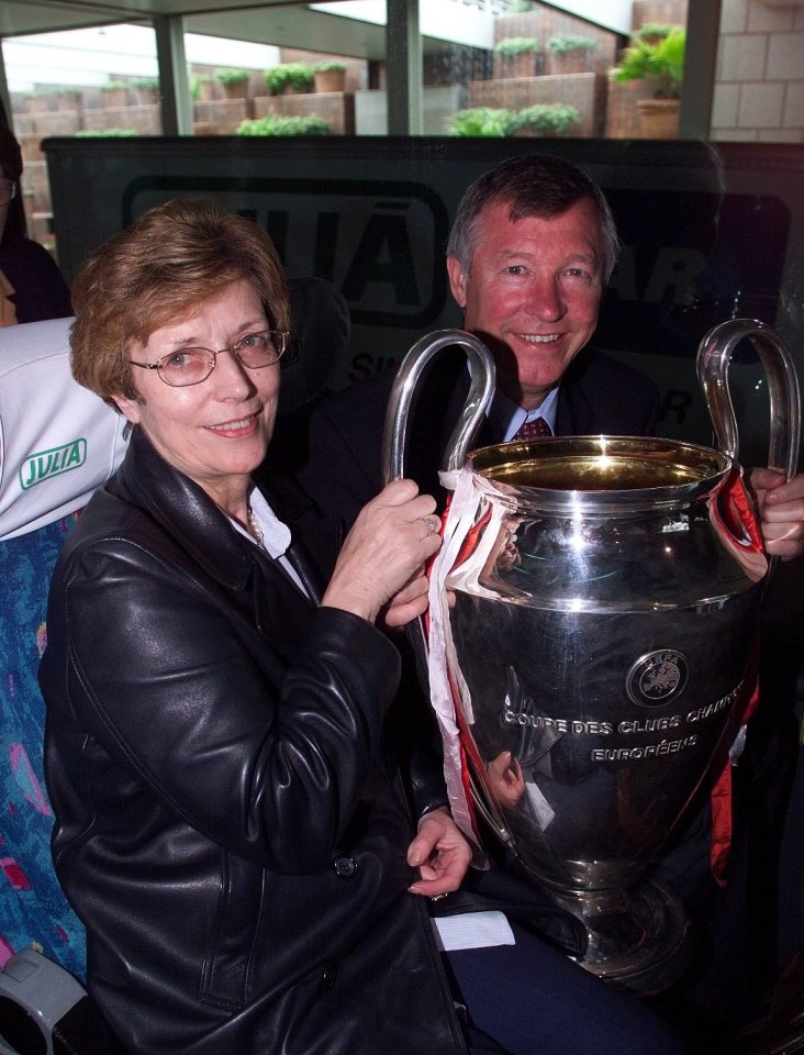 Cathy and the former Man United manager have been married since 1966