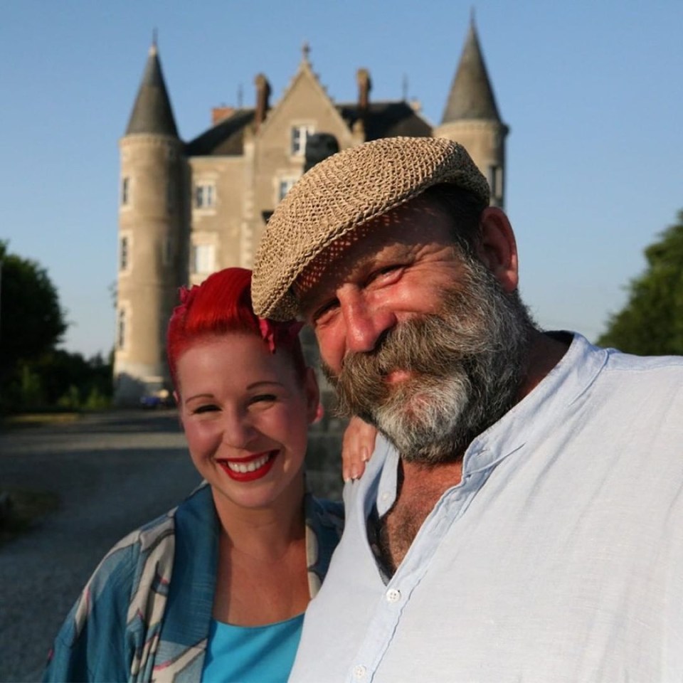 Angel and Dick Strawbridge are proud owners of the 19th century French mansion