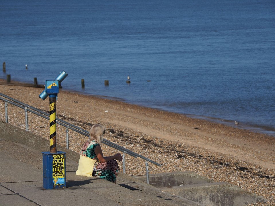 But the weather in Sheerness Kent has remained pleasant today