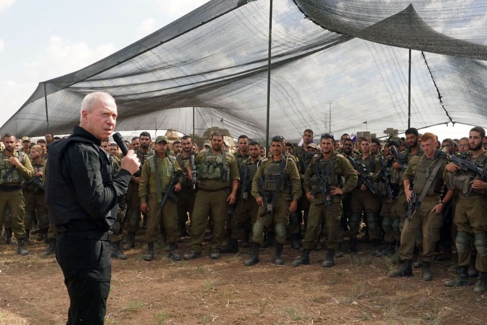 Israeli Defence Minister Yoav Gallant has told troops they will soon 'see Gaza from the inside'