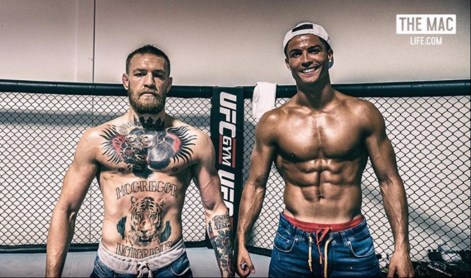 Conor McGregor is set for a reunion with Cristiano Ronaldo at the fight