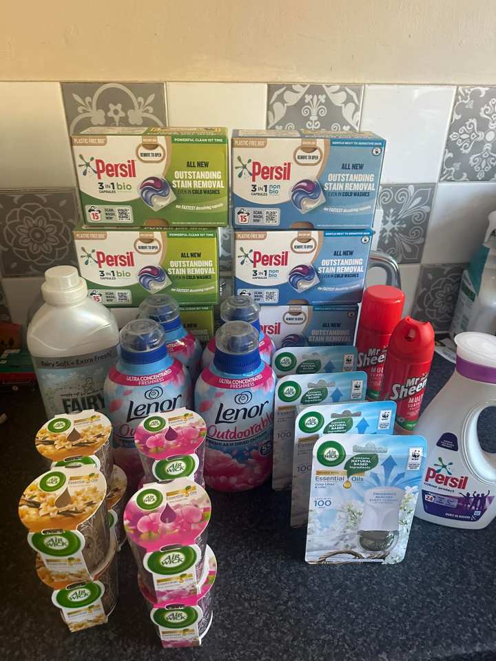 Laura Rider took to Facebook to show off her huge haul