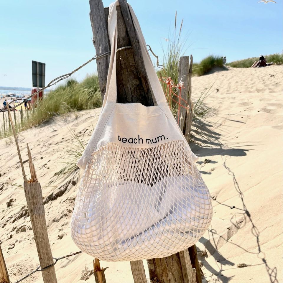 The range is designed by Laura who runs the business by herself from her home, with some of her standout pieces including the crochet beach bag and sweatshirts