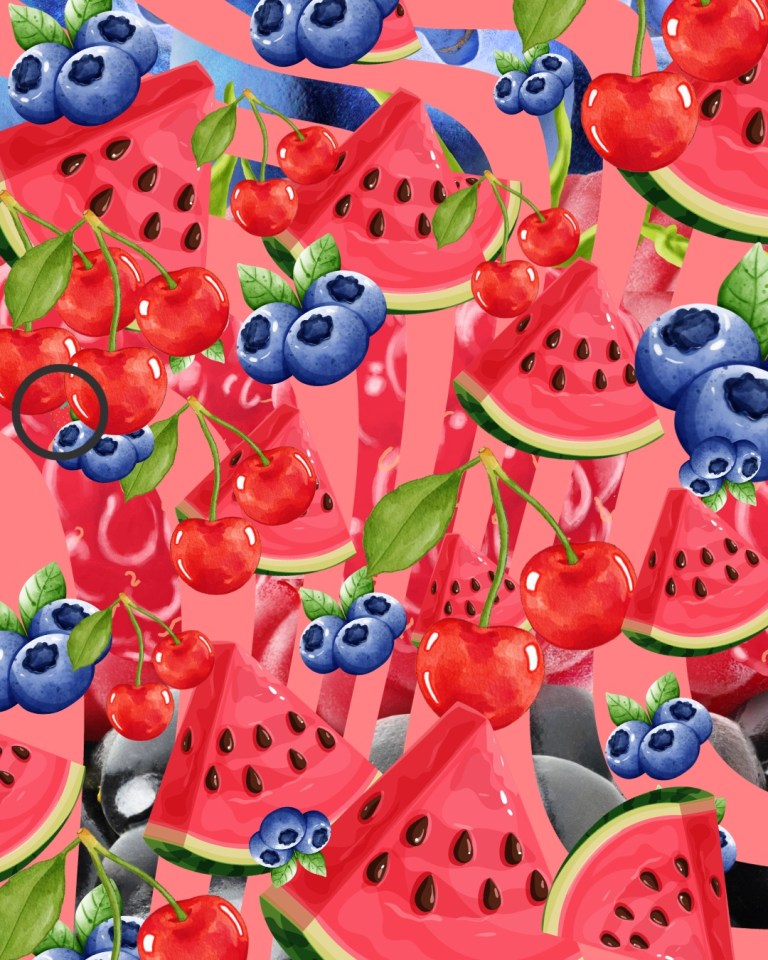 Were you able to locate the strawberry hidden amongst the fruit?