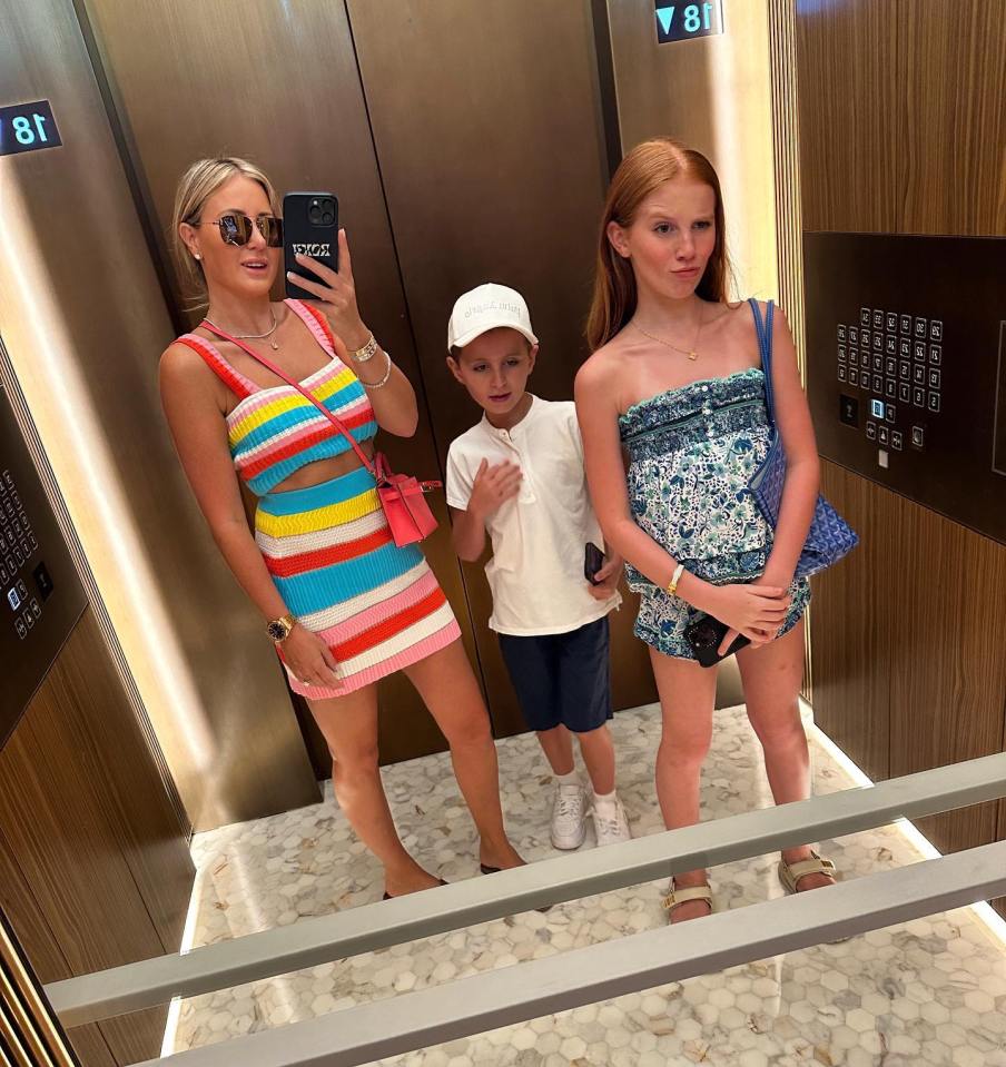 The mum-of-two gave followers a glimpse inside the no-expense-spared holiday