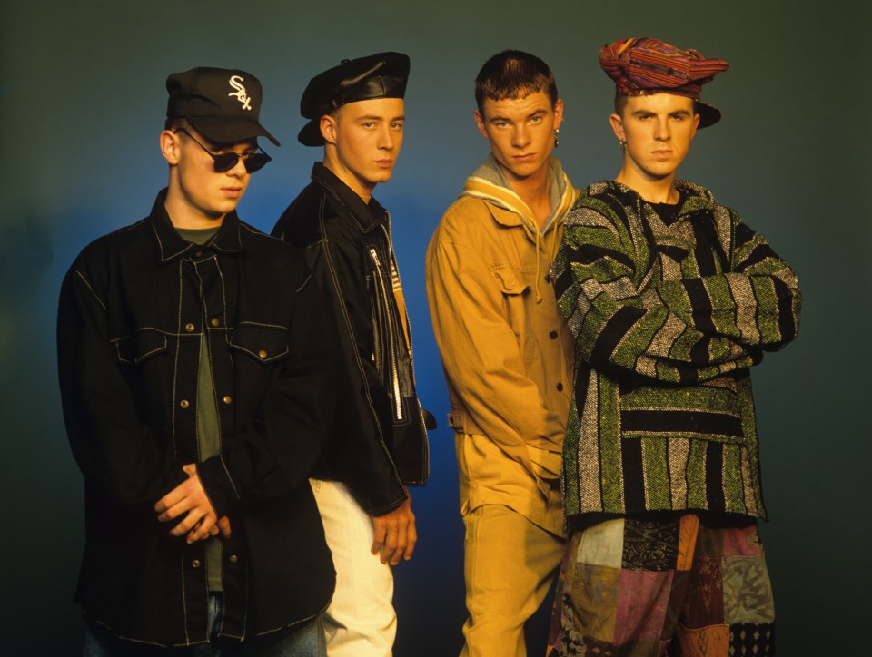 Brian Harvey, John Hendy, Tony Mortimer and Terry Coldwell shot to fame in East 17 in 1991