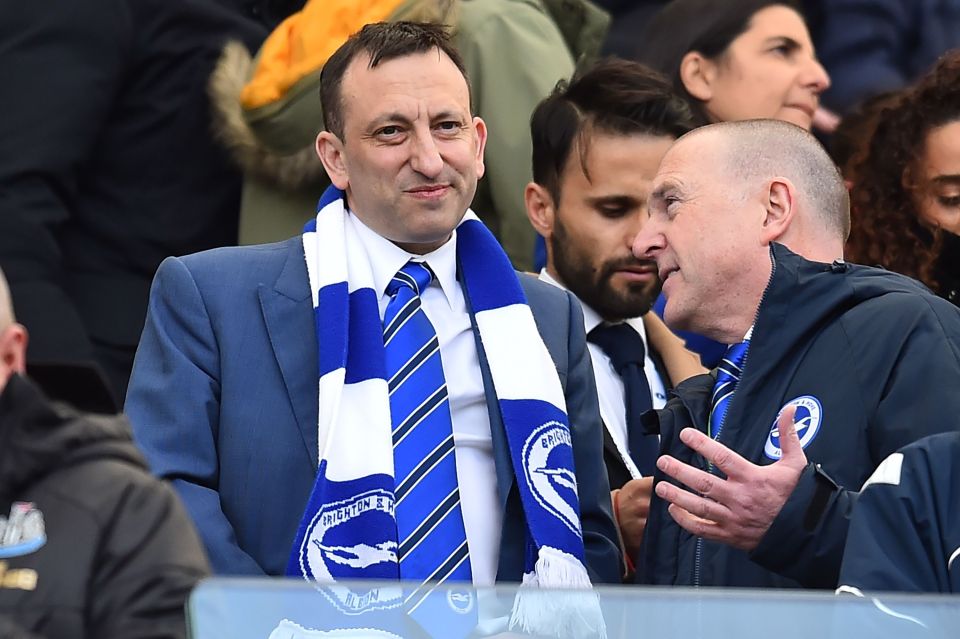 Tony Bloom is a lifelong Brighton fan and overseen the recent success