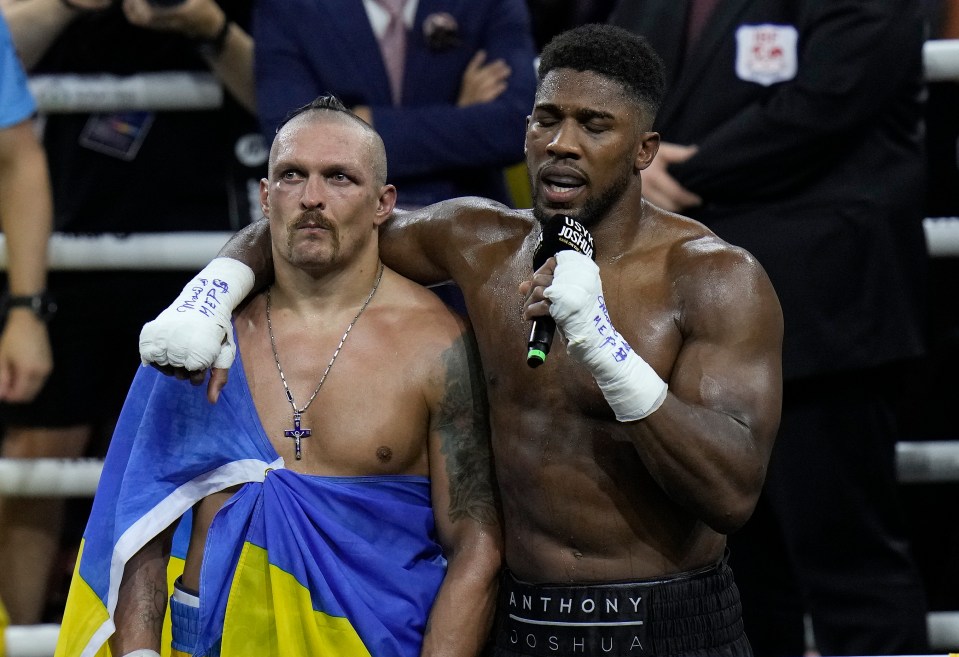 Oleksandr Usyk has twice beaten Anthony Joshua