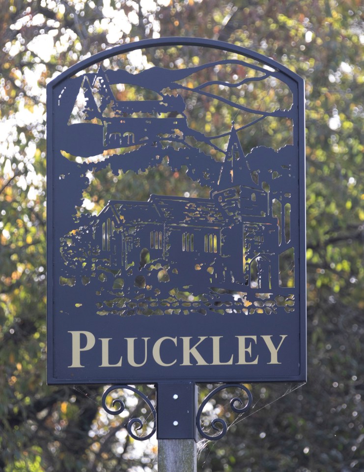 Pluckley is a small village located about 62 miles southeast of London