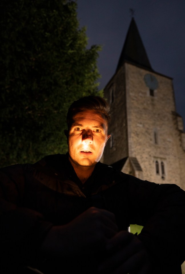 James takes a late night walk around St Nicolas Church