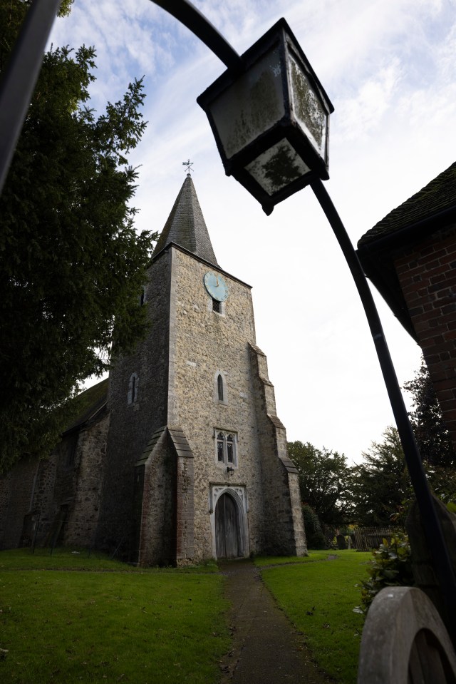 The village's 'haunted' St Nicholas Church, reportedly home to some spooky ghosts