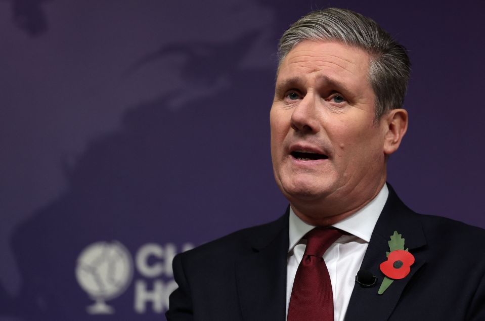 Sir Keir Starmer rejected calls for a ceasefire in Gaza at a major speech in central London today