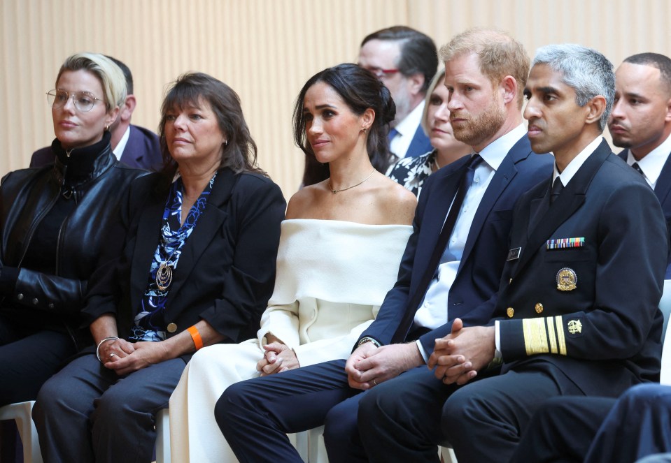 Prince Harry and his wife Meghan, Duchess of Sussex, attend The Archewell Foundation Parents’ Summit: Mental Wellness in the Digital Age