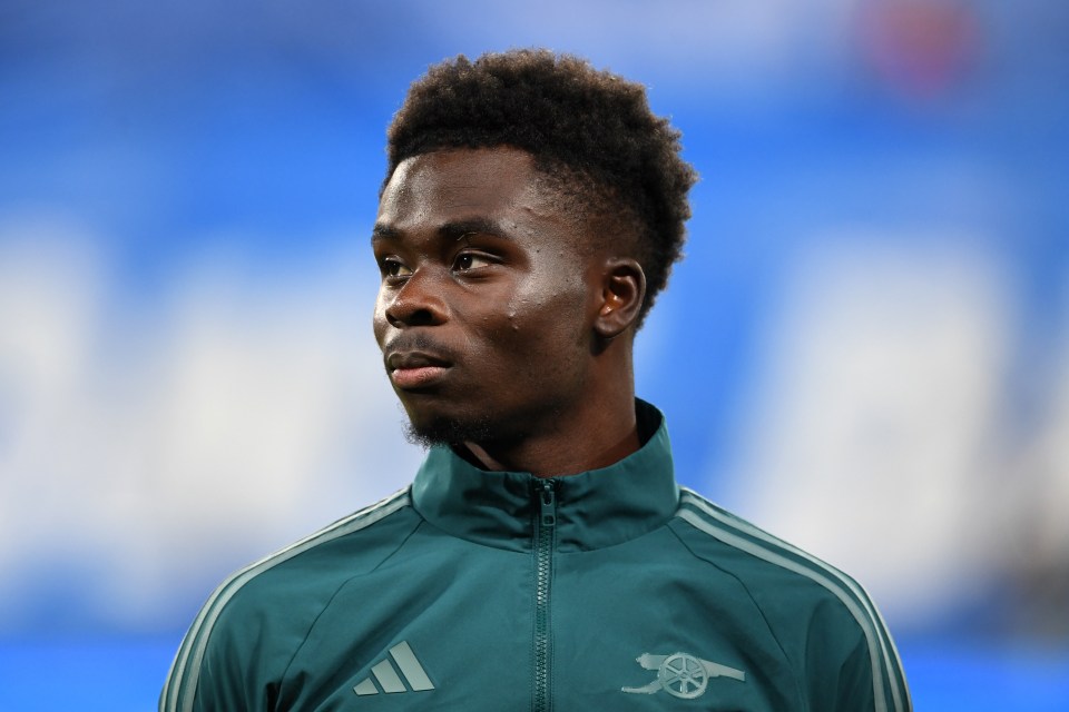 Bukayo Saka makes the cut despite injury fears