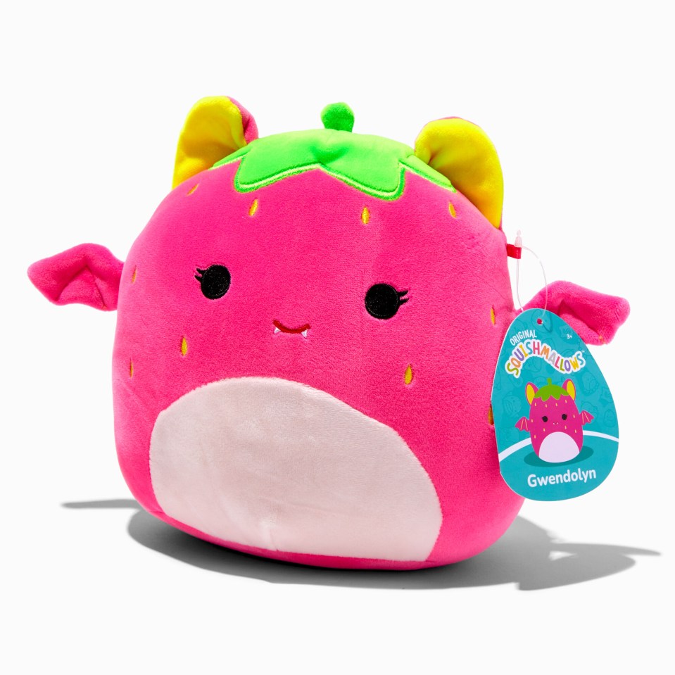 Squishmallows such as this one named Gwendolyn are proving popular with families