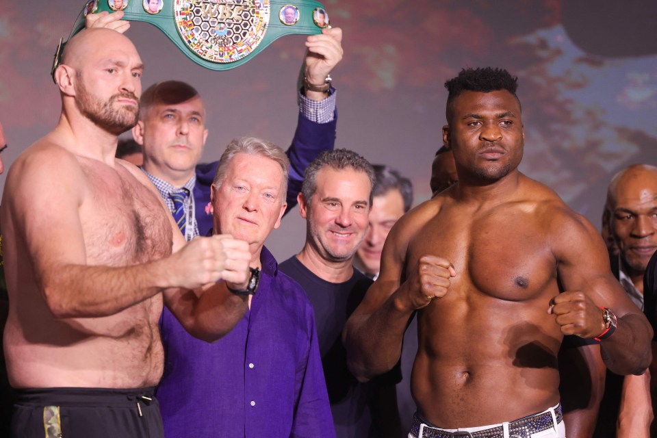 Tyson Fury’s fight against Francis Ngannou will go on their records