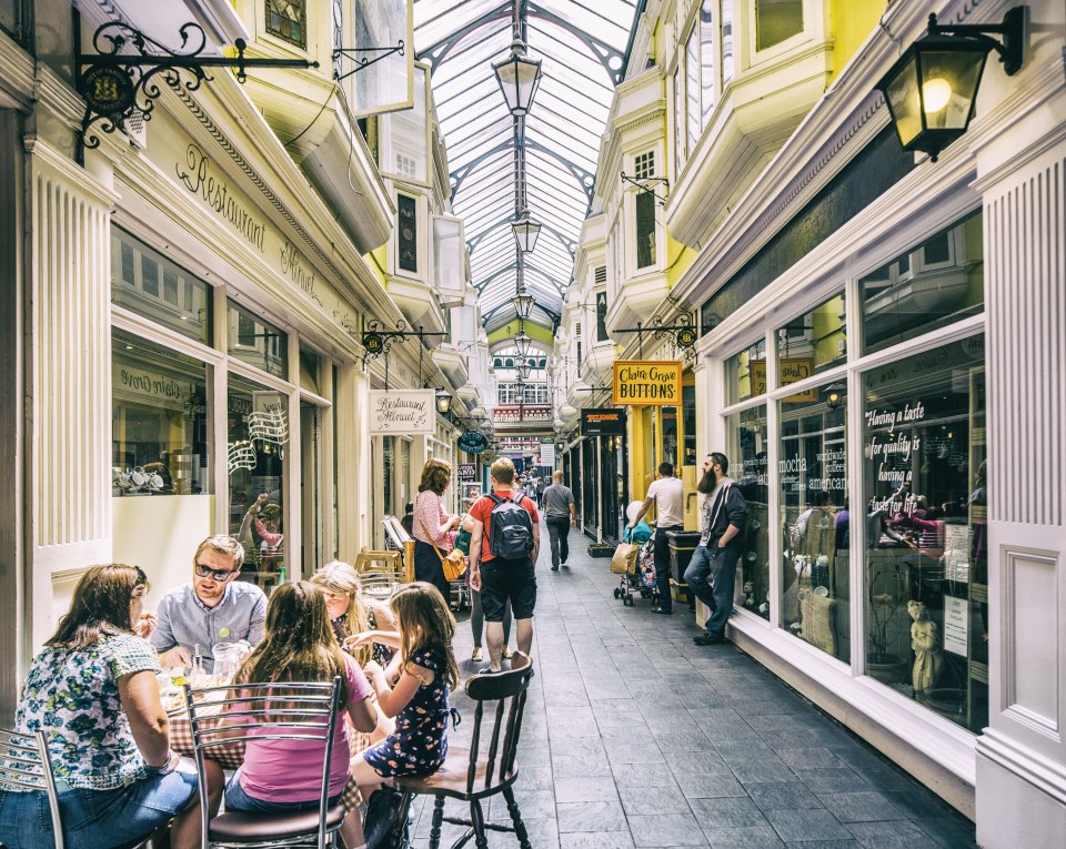 The Arcades are narrow covered alleyways that are home to some of Cardiff's best independent shops, including the oldest record store in the World