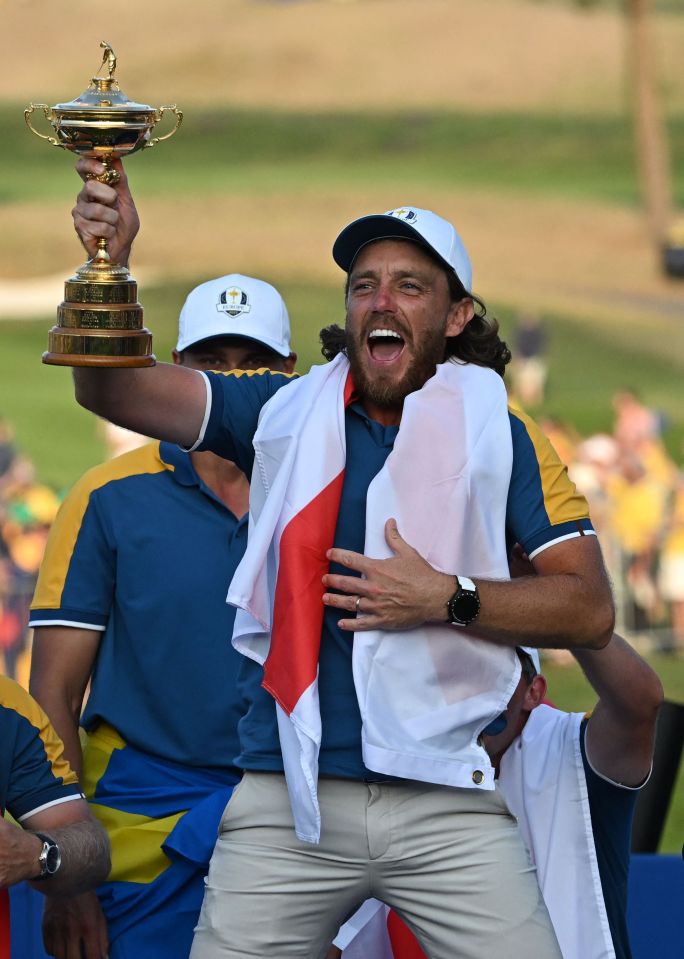 Tommy Fleetwood played a crucial role in Team Europe's victory in Rome on Sunday