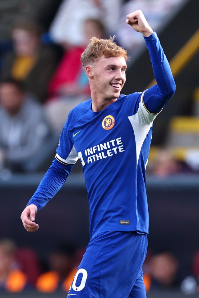 Cole Palmer scored his first ever Chelsea and Premier League goal