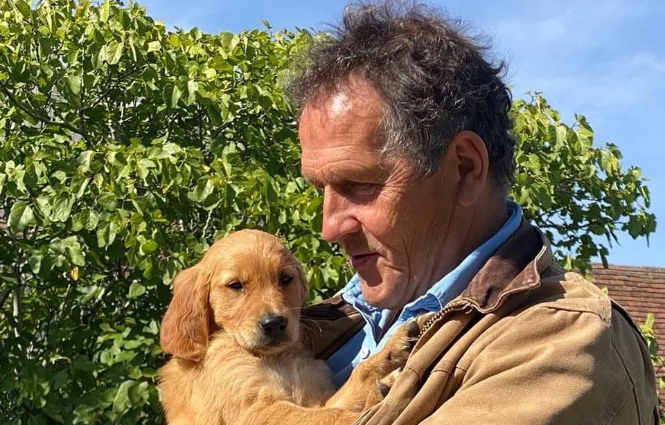 Monty announced last week his beloved pooch, Nell had passed away