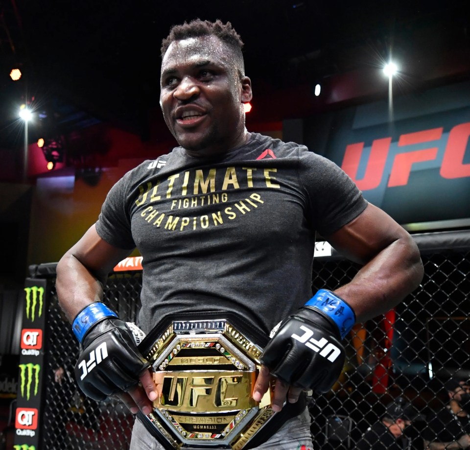 Some six years after joining the UFC, Ngannou was crowned UFC heavyweight champion