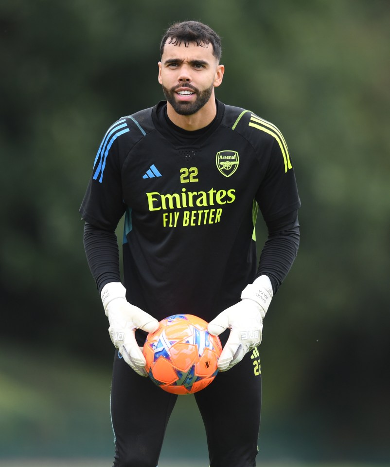 David Raya has replaced Ramsdale's spot in recent weeks in the Arsenal squad