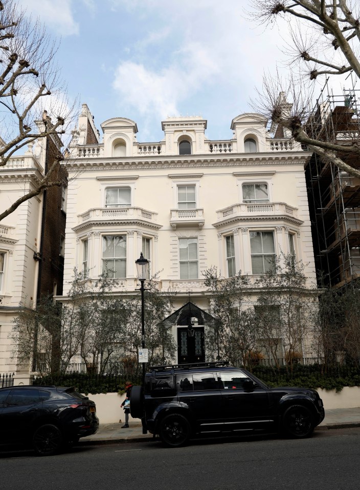 David and Victoria Beckham often stay in their London home