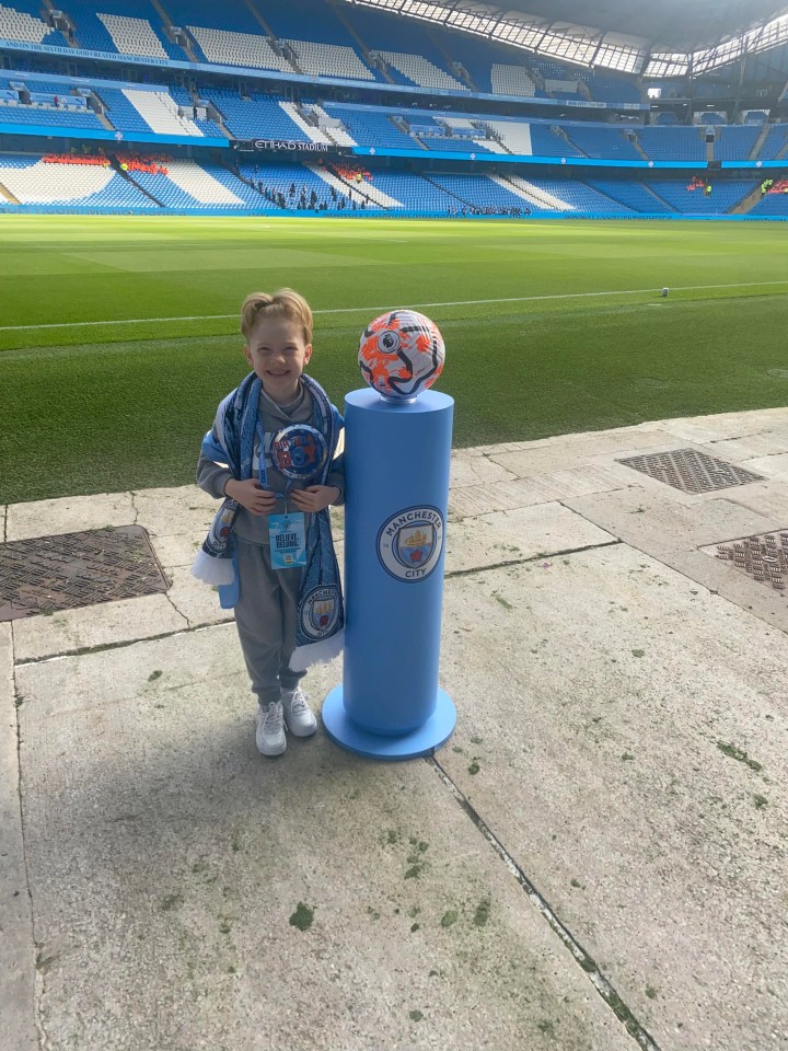 Man City fan Nairn fulfilled his dream of visiting the Etihad and watching Jack play