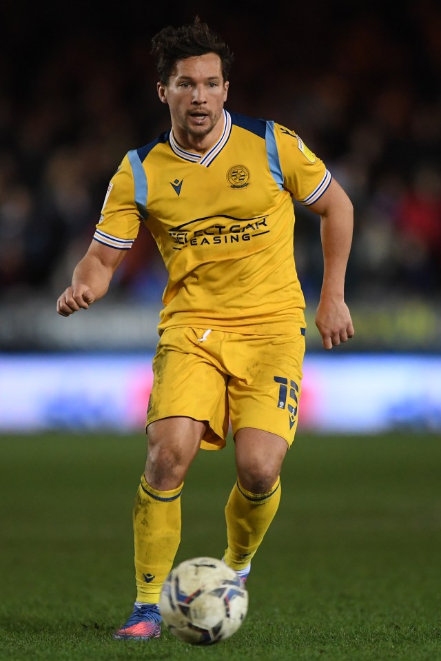 Drinkwater playing on loan at Reading last year before he was released by Chelsea