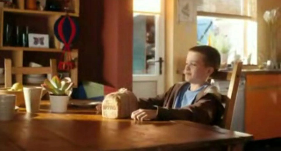 The advert featured a bakery boy struggling to push his bike up the steep hill