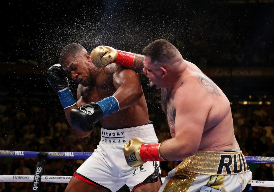 Andy Ruiz Jr beat  Anthony Joshua in June 2019