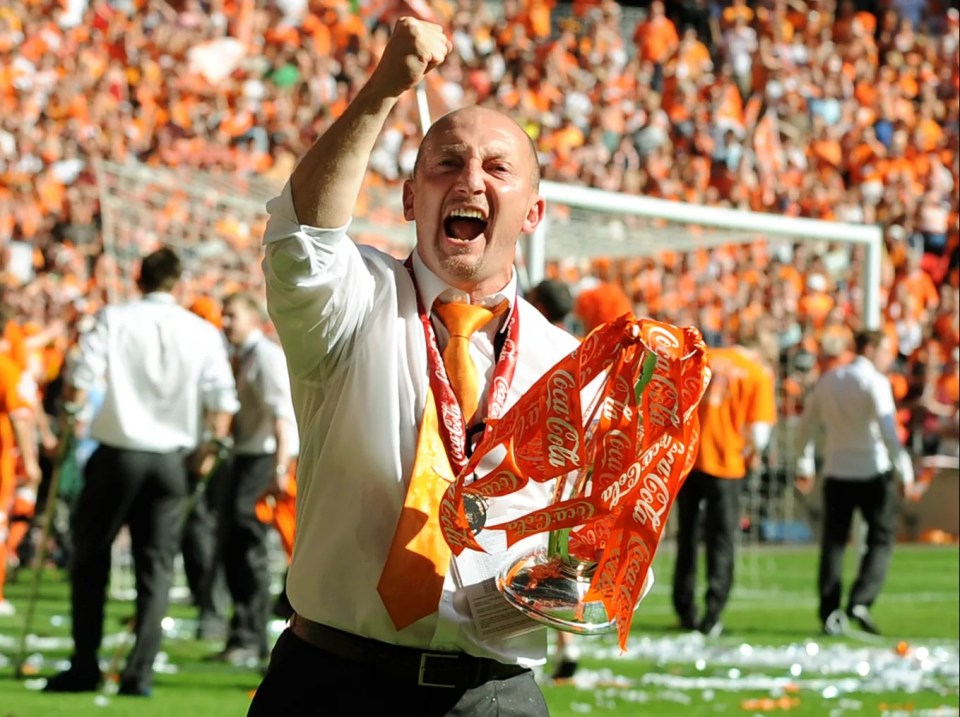 Holloway helped Blackpool reach the Premier League in 2010