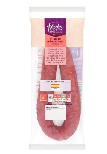 Sainsbury’s has recalled its Taste the Difference Spanish Chorizo Iberico Ring