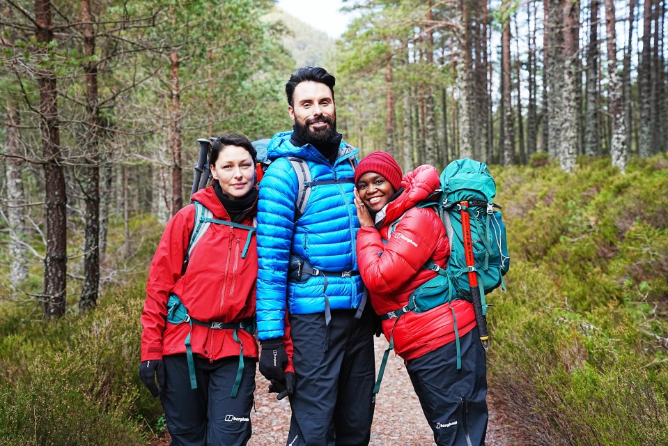 Earlier this year the pals did a charity trek with Oti Mabuse