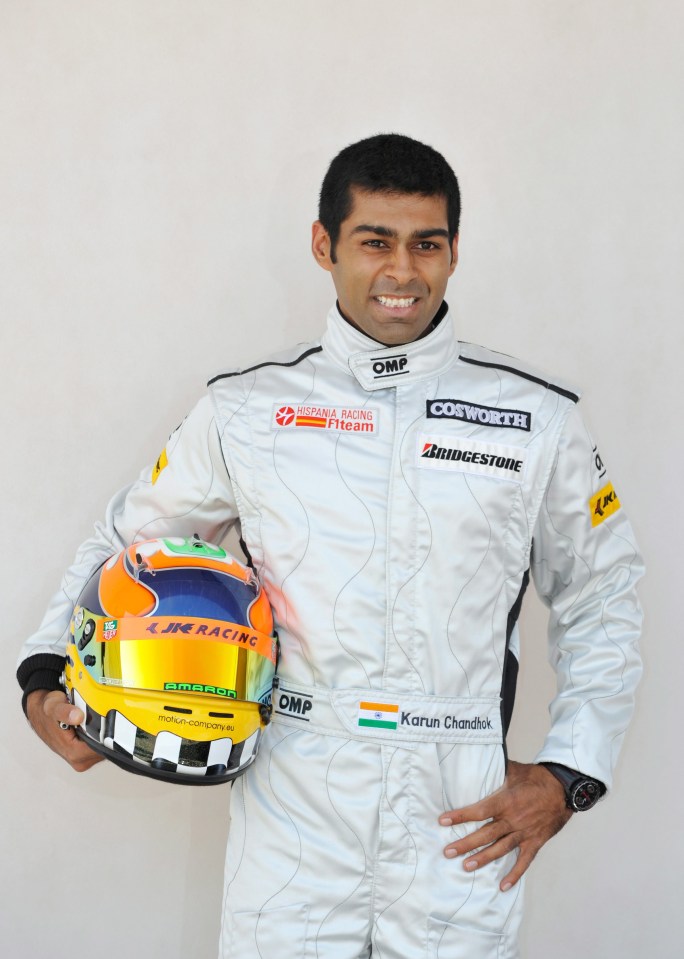 Chandhok at Bahrain’s F1 circuit in 2010 when he had his touching moment with Schumacher