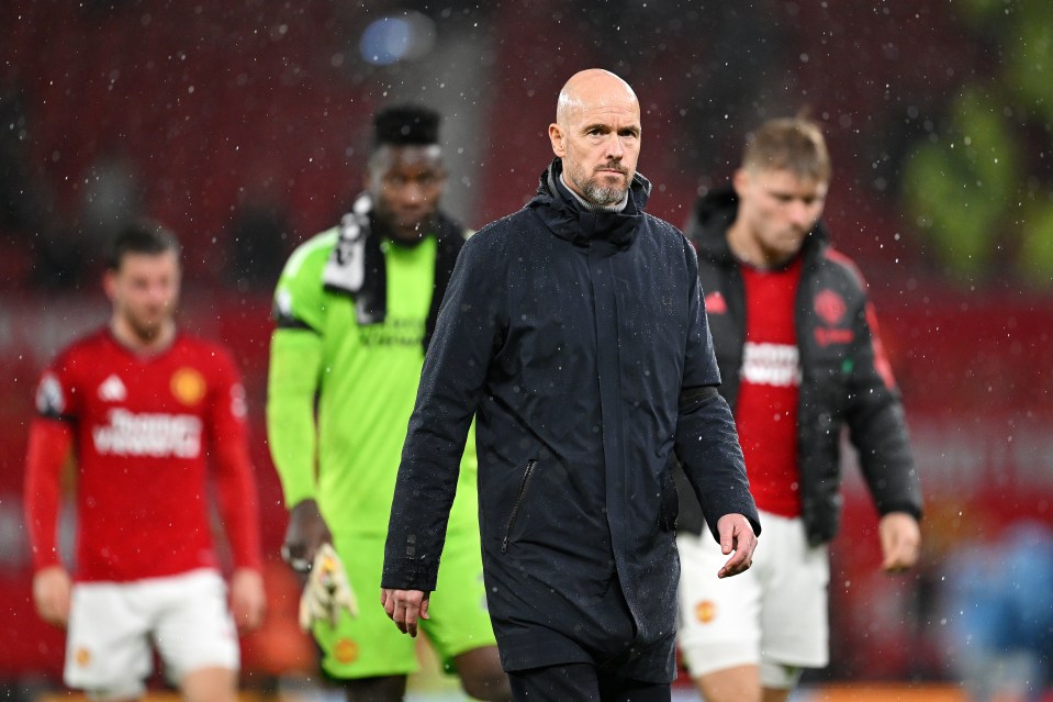 Erik ten Hag saw United slump to their fifth defeat in ten Prem matches as a humiliating loss to Man City earned the Red Devils a shock home stat