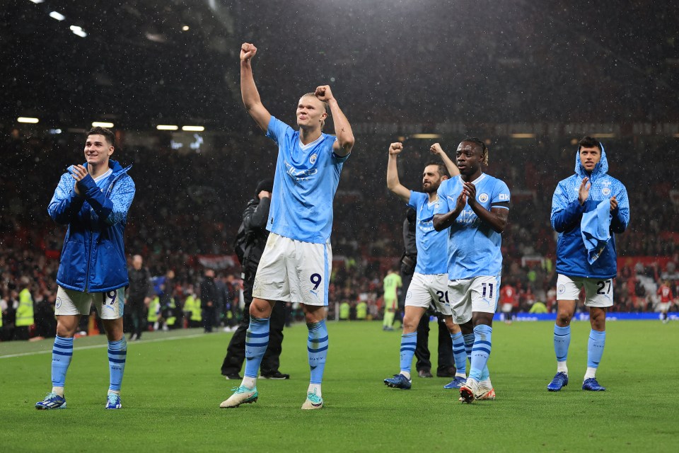 The reigning Premier League champions were a class apart and had plenty to cheer