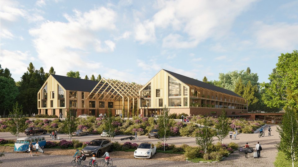 There are also plans for holiday lodges and a luxury, 120-bed hotel