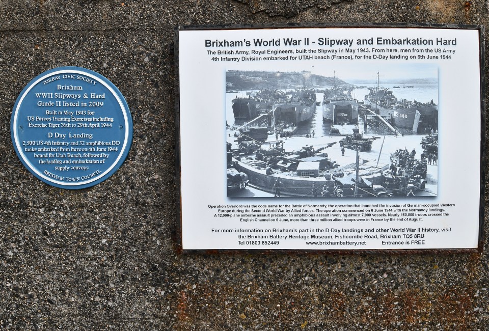 The beach played a significant role in the D-Day landings during WWII