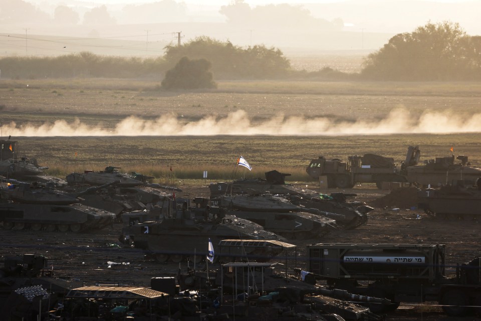 Their release comes as tanks have been seen gathered near the border with the Gaza Strip