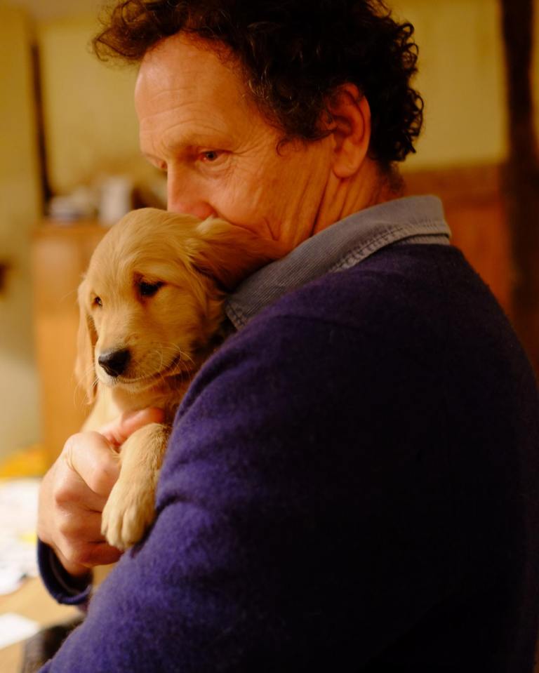 Monty Don has been left grieving after one of his dogs passed away