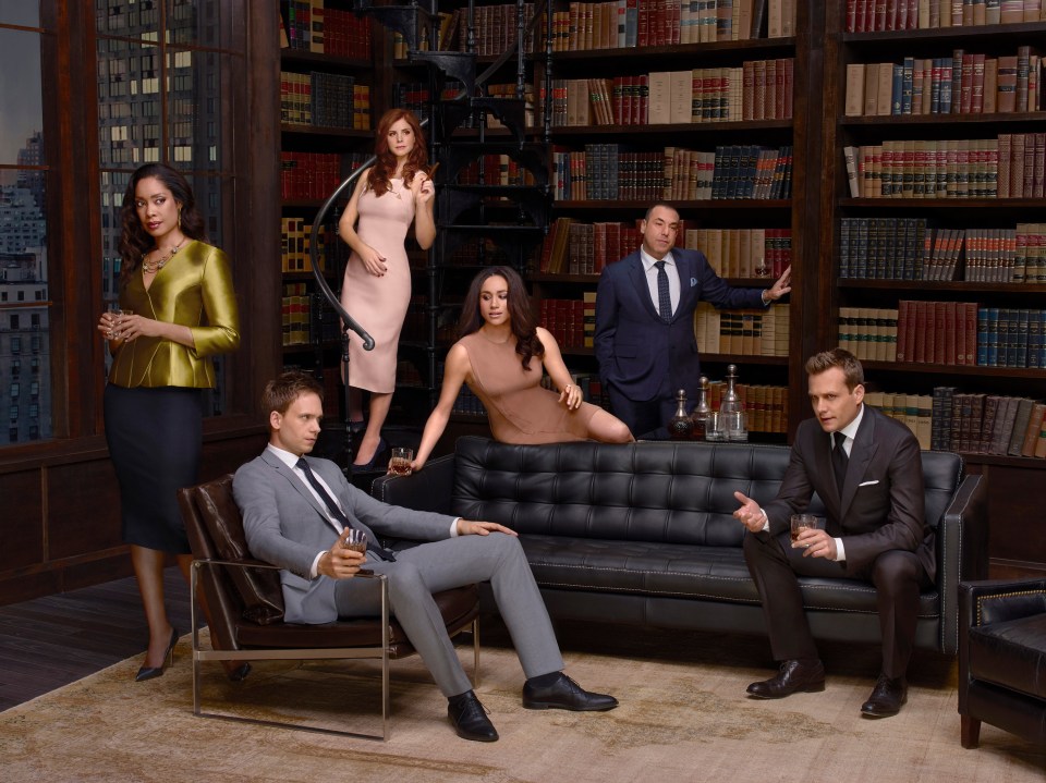 However, it seems unlikely the original Suits cast, including Meghan Markle, third left, will return for the new show