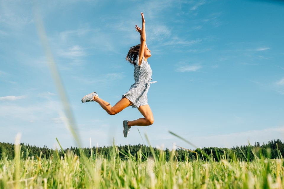 Jumping is one of the most joyful things in the world