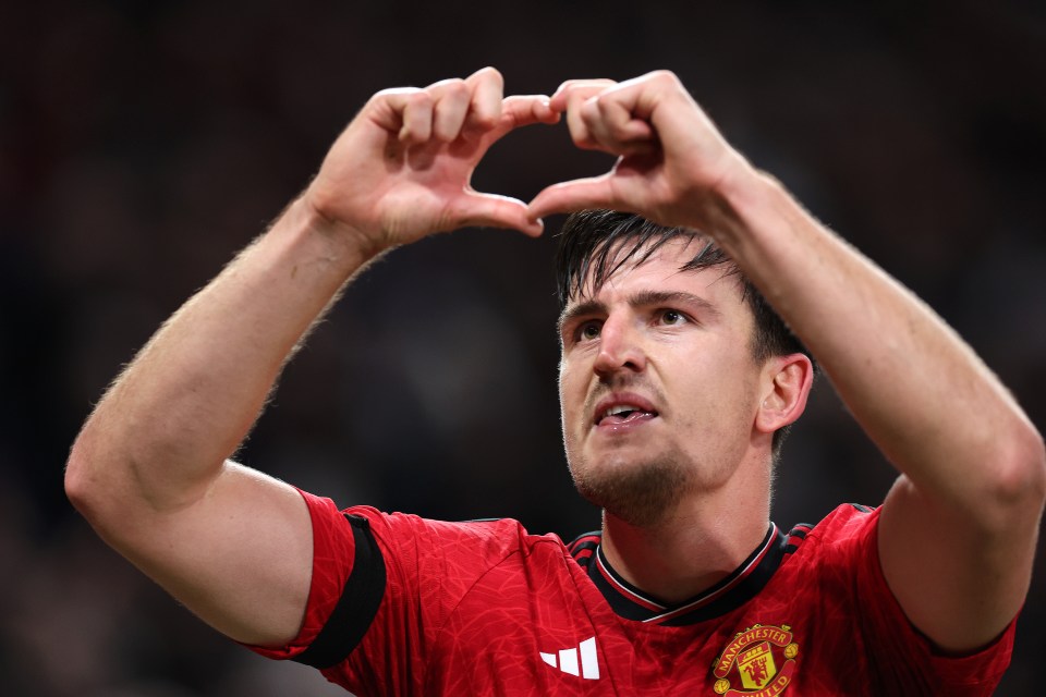 The defender showed his love for the Old Trafford crowd with his celebration