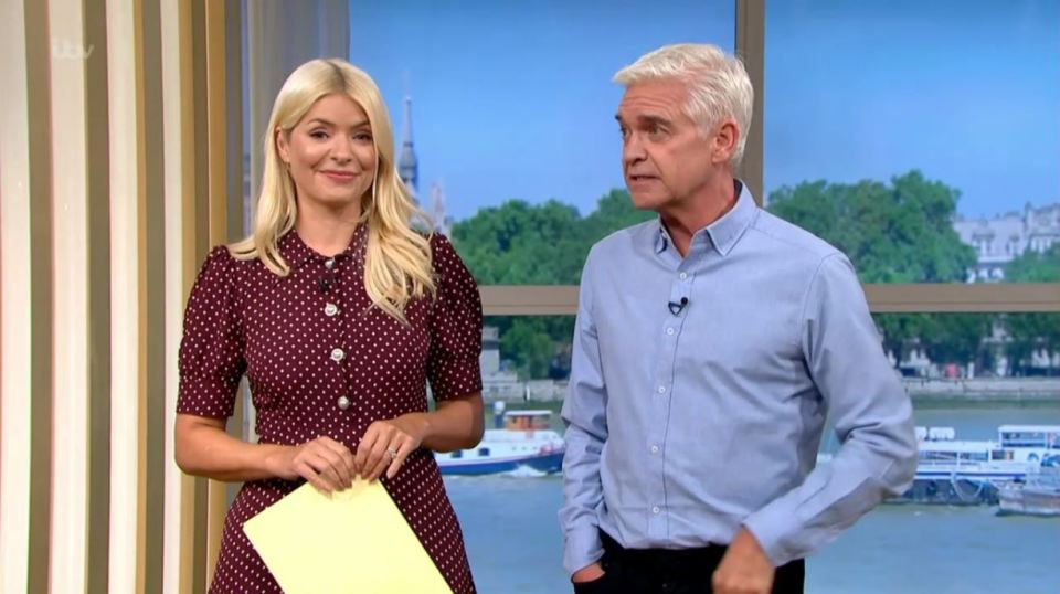 Holly has had to deal with the breakdown of her friendship with Phillip Schofield